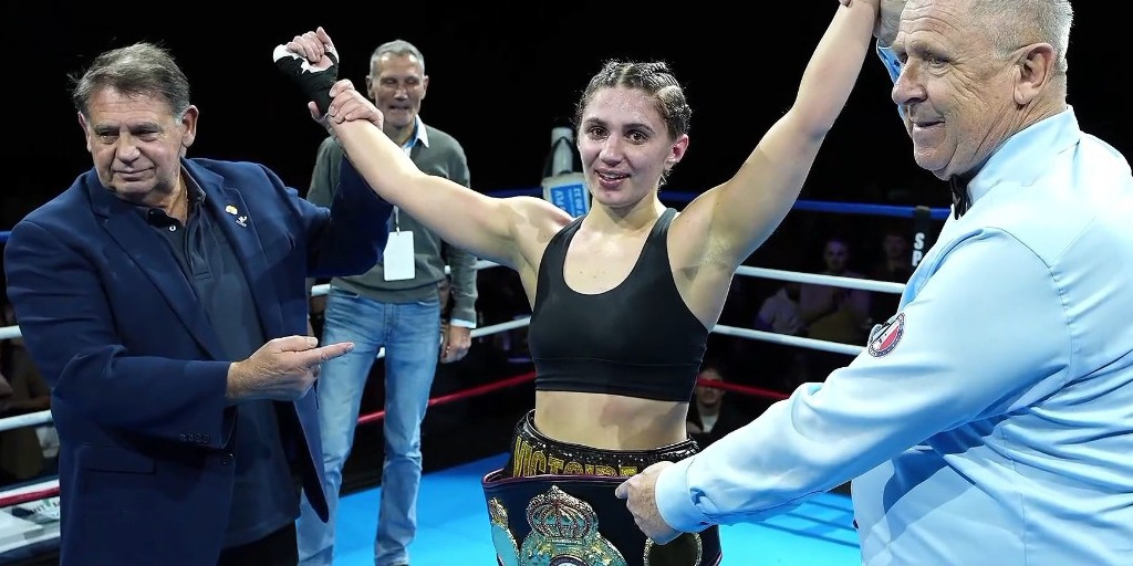 Victoire Piteau, nouvelle championne WBA gold des super-légers.